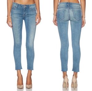 MOTHER LOOKER ANKLE FRAY IN WELCOME TO PARADISE JEANS SIZE 27